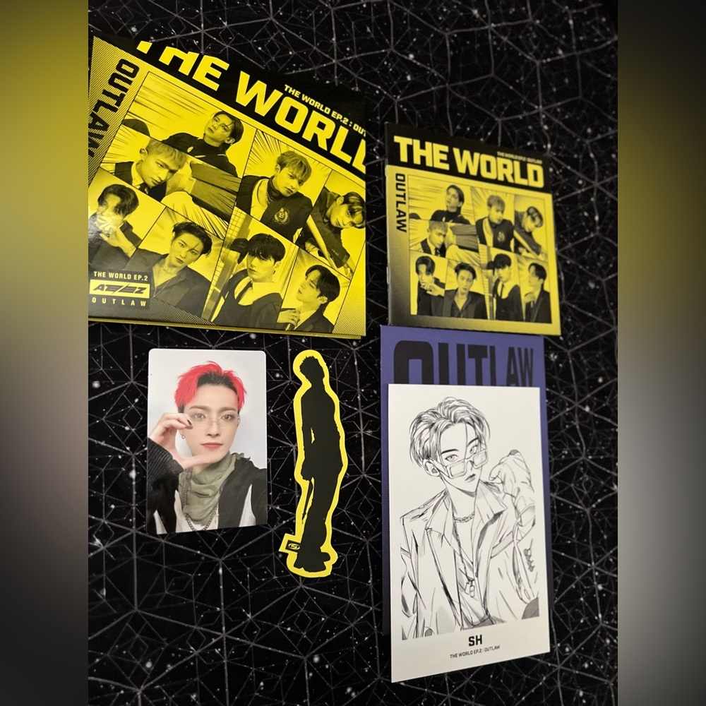 UNSEALED Ateez Outlaw : The World Album Digipak